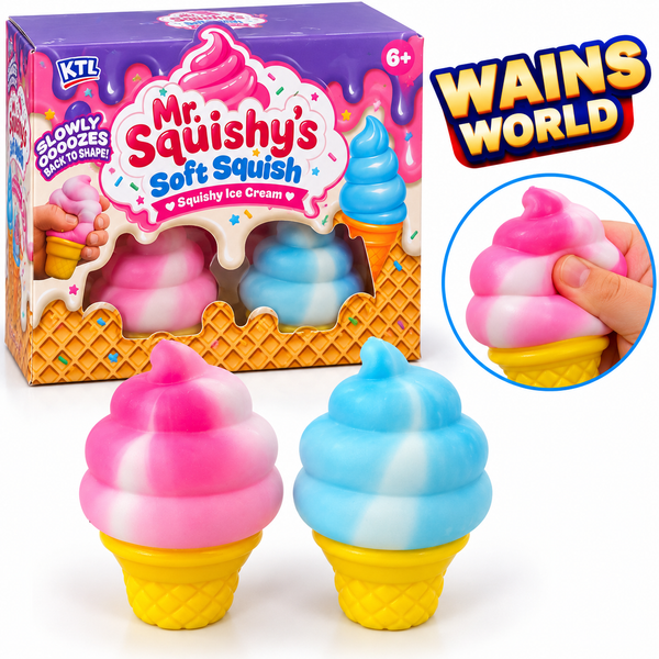 Mr. Squishy's Soft Squish Squishy Ice Cream