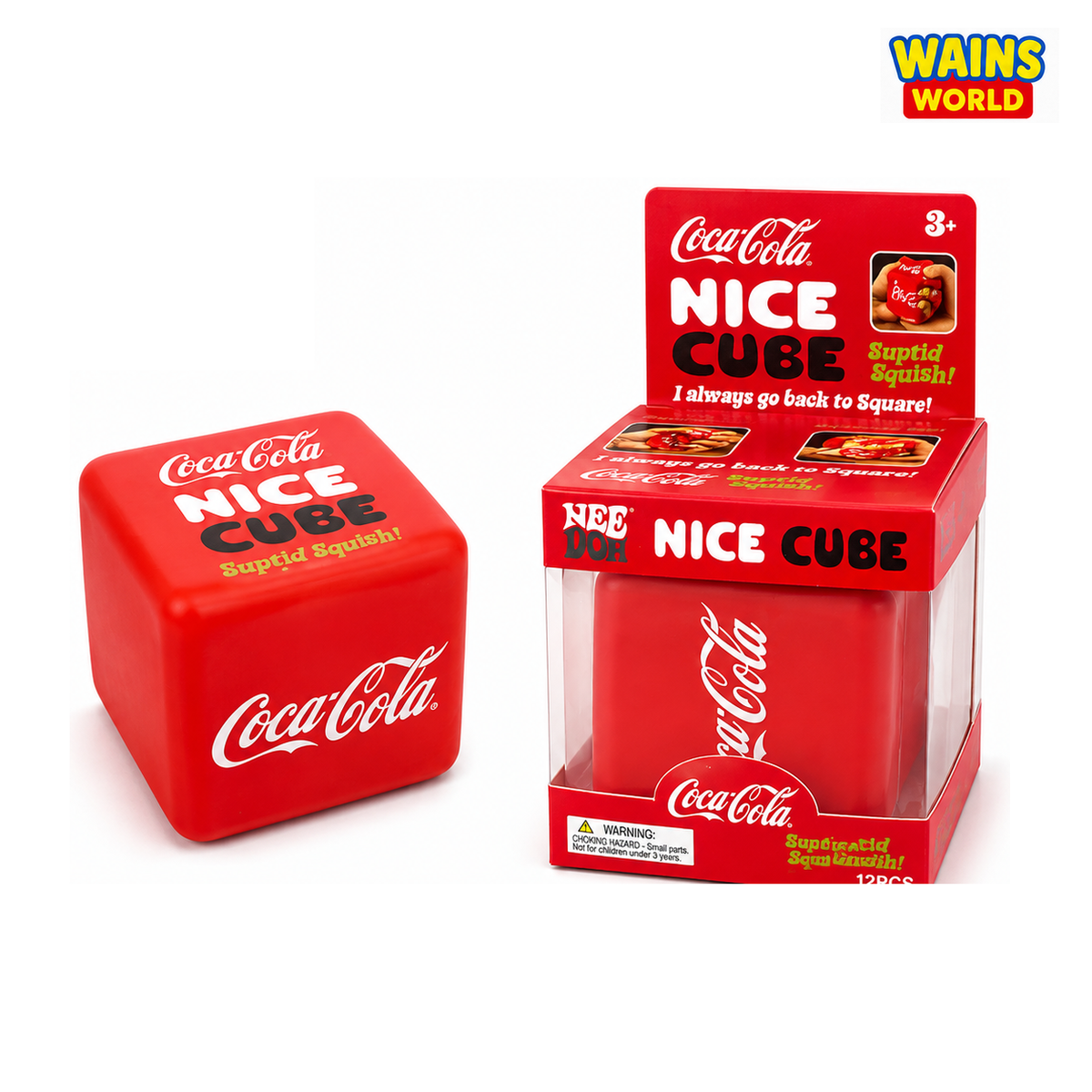 Coca-Cola NeeDoh Nice Cube - Wains World