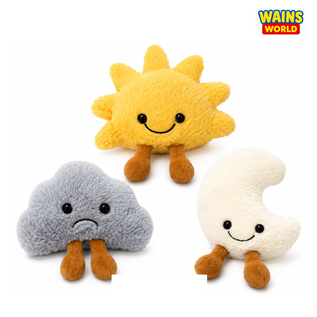 Fluffables Weather Plush Teddies - Wains World