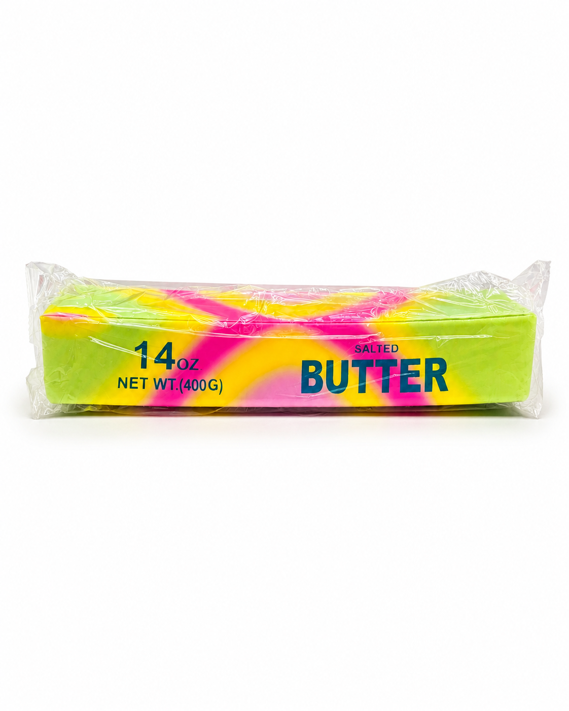 Giant 14oz Neon Swirl Butter Squishy 400g
