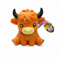 Hamish McSquish Highland Cow Squishy Sensory Toy front view
