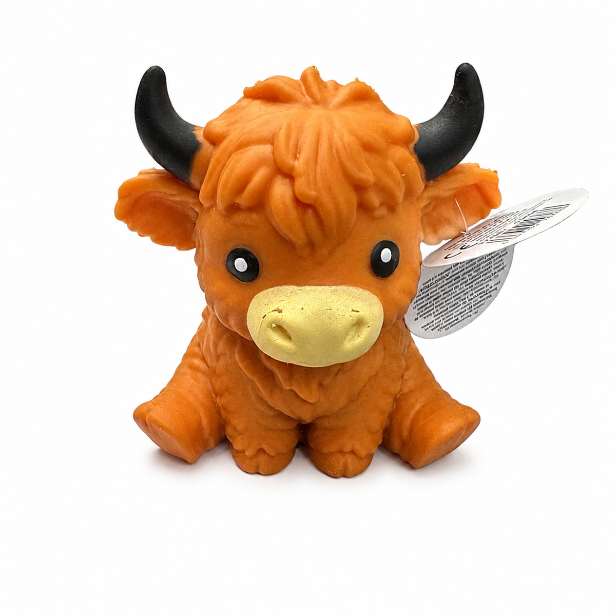 Hamish McSquish Highland Cow Squishy Sensory Toy alternate front view