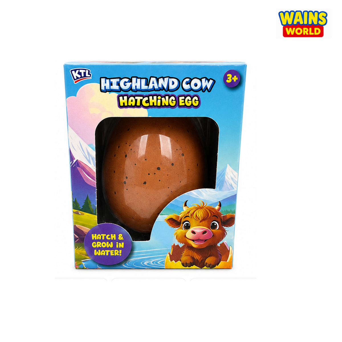 Highland Cow Hatching Egg - Wains World