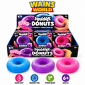 KTL Squidgy Donuts sensory squishy toy - blue, purple and pink