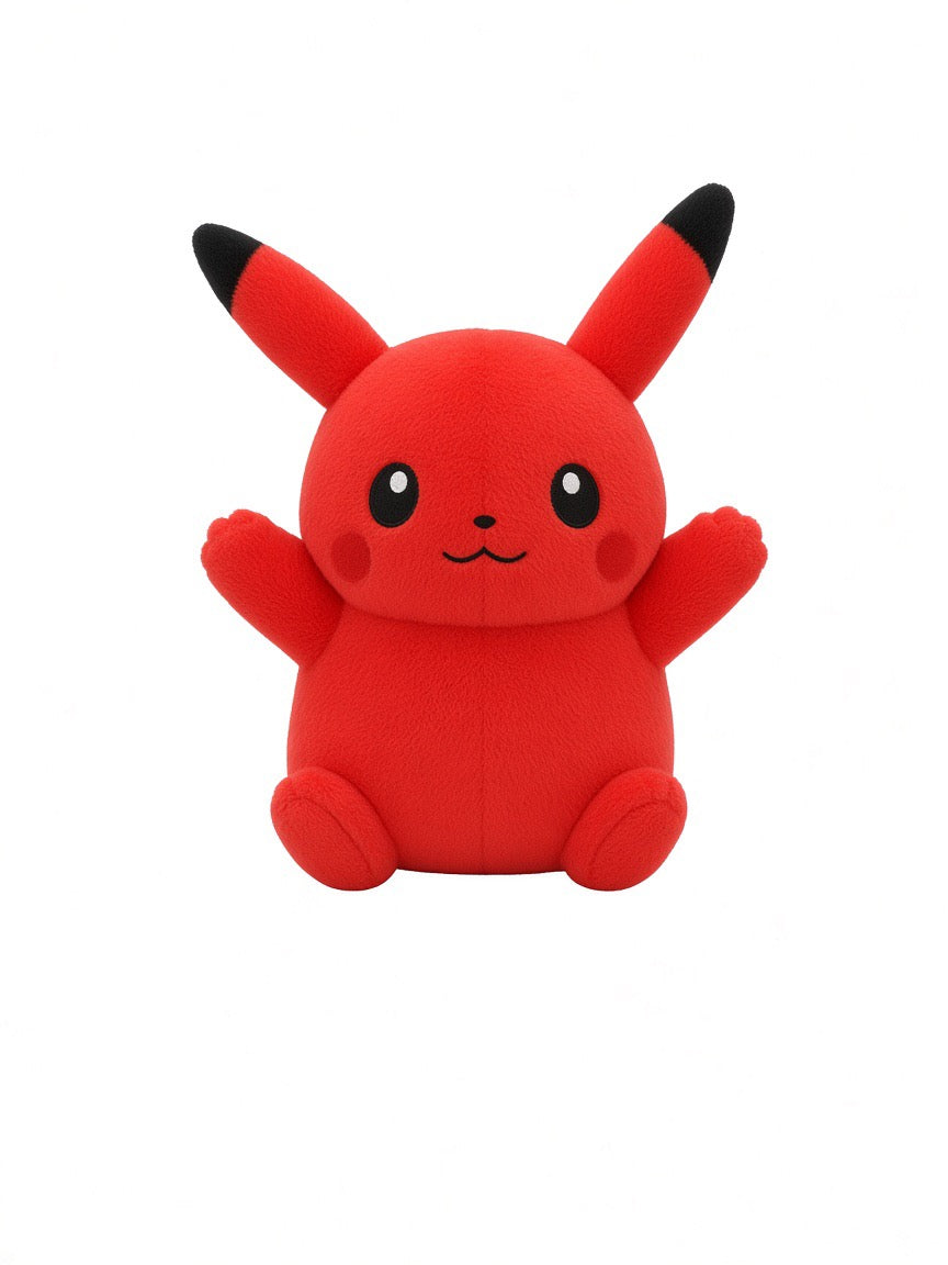 Red long-eared character squishy sensory toy