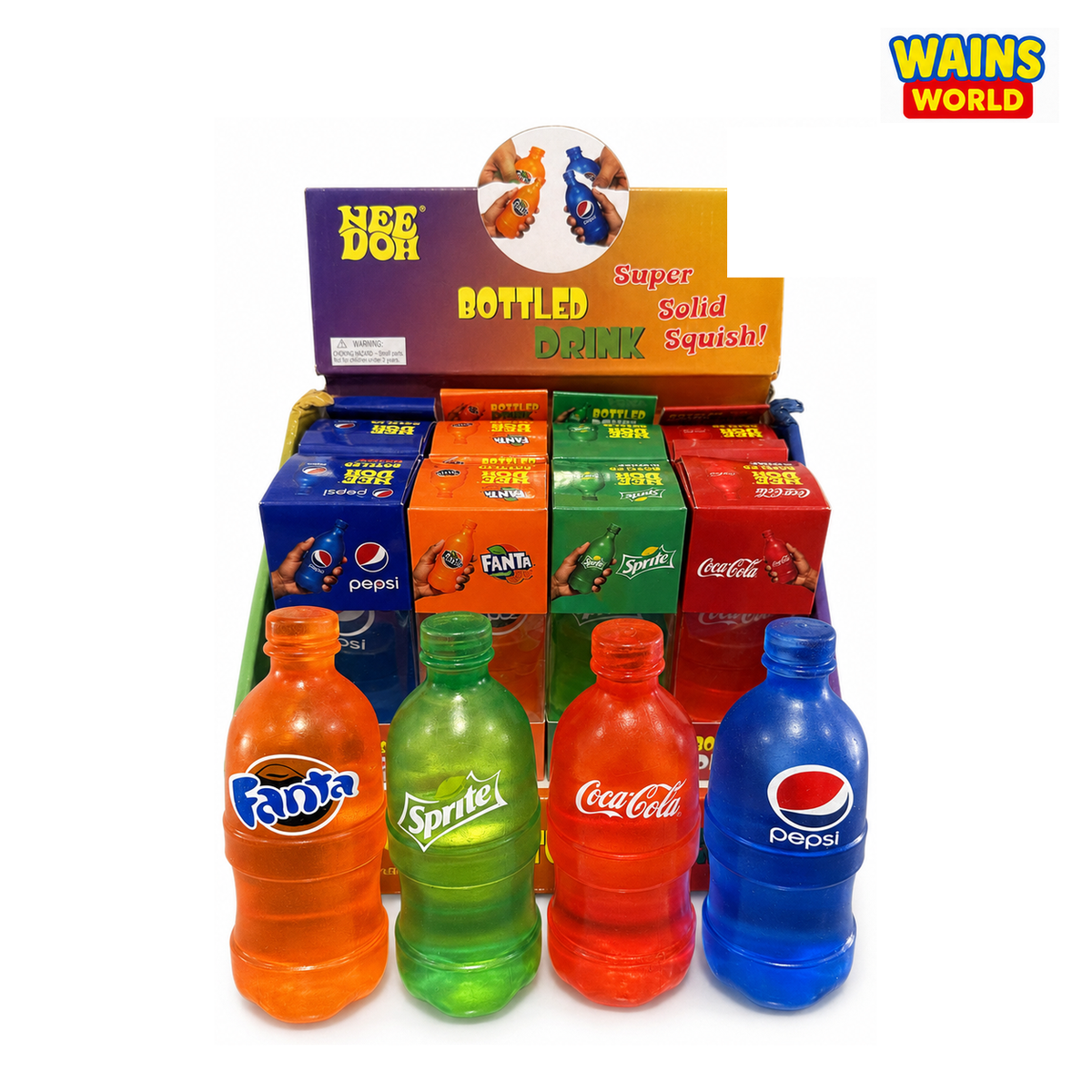 NeeDoh Bottled Drink Super Solid Squish - view 3 - Wains World