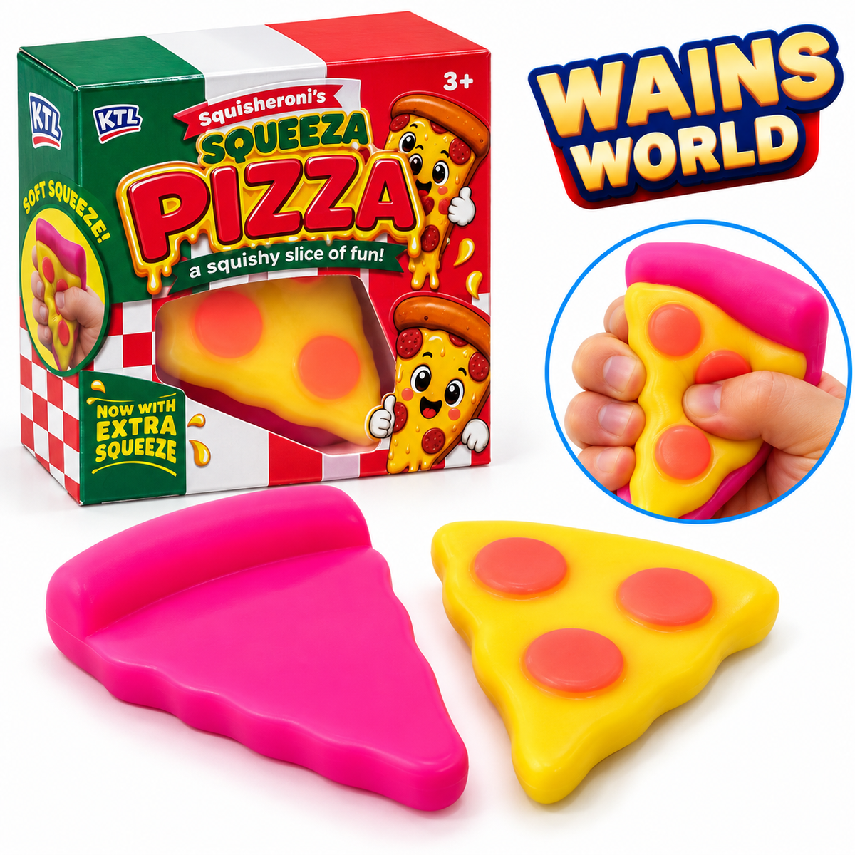 Squisheroni’s Squeeza Pizza – Squishy Sensory Toy