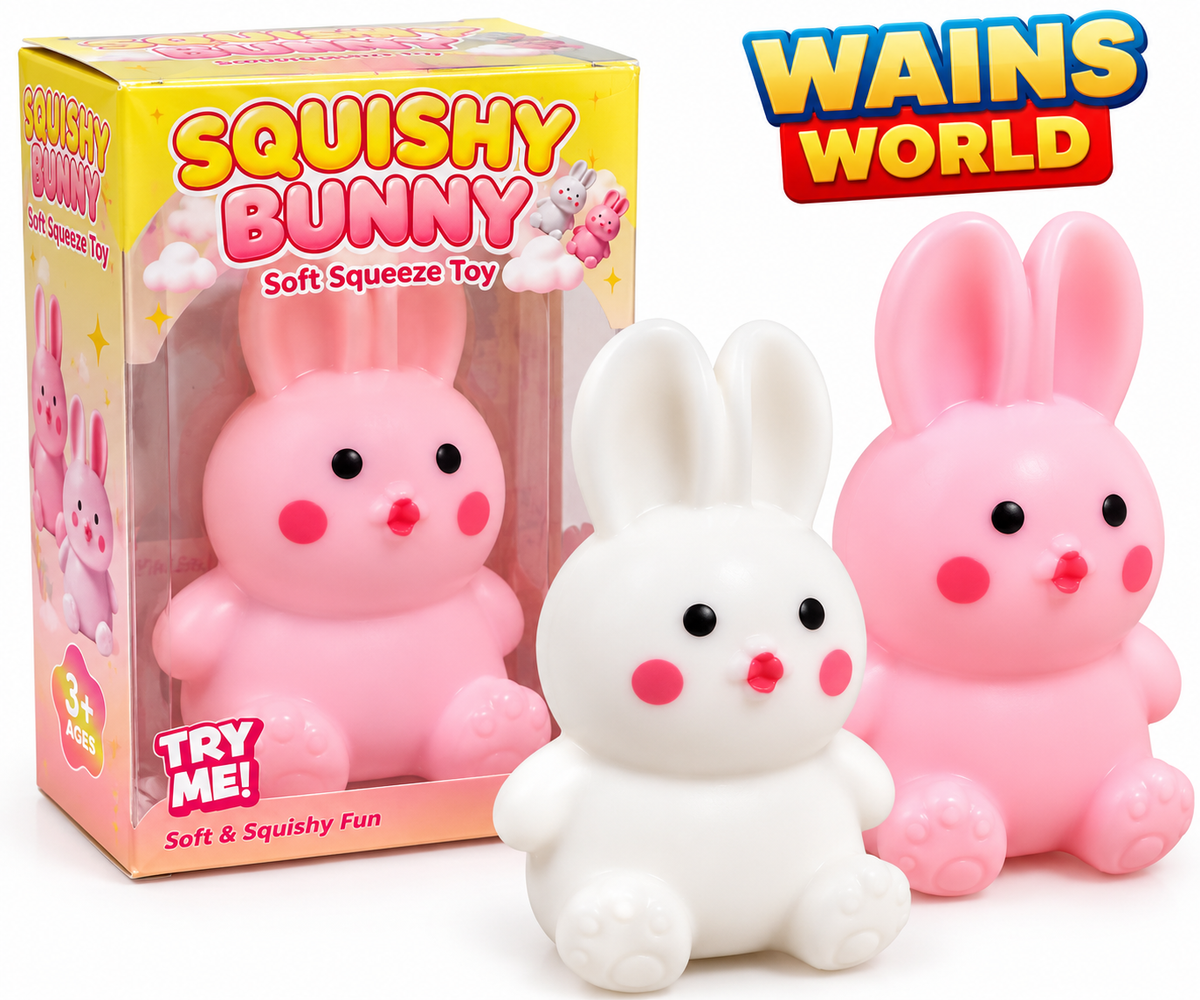 Squishy Bunny Crunch Soft Squeeze Sensory Toy