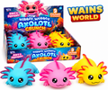 Wibbly Wobbly Axolotl Crunch squishy sensory toy
