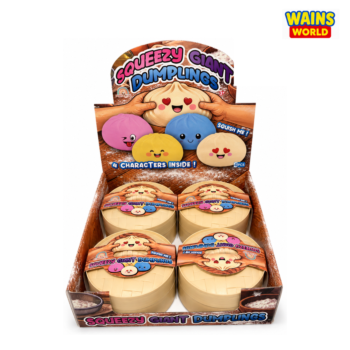 XL Bao Bun Mystery Squishy Dumpling - Wains World